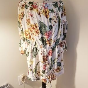 Fashion Nova Tropical Romper